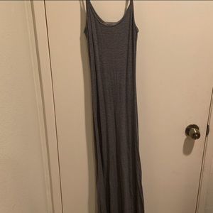 Long Navy blue and Gray dress